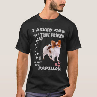 Butterfly Hund Mamma, ekorrel Hund Pappa Costume, T Shirt