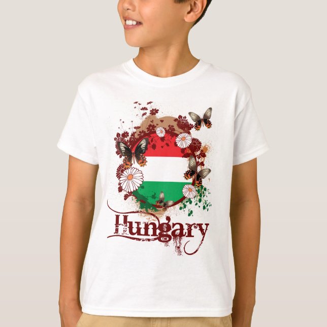 Butterfly Hungary T Shirt (Framsida)