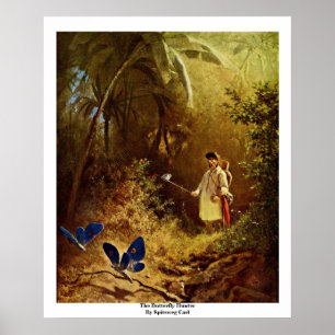 Butterfly Hunter by Spitzweg Carl Poster