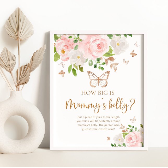 Butterfly hur stort är mamma belly? poster (Skapare uppladdad)