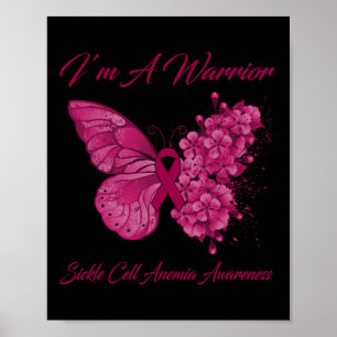 Butterfly I är en Warrior Sickle Cell Anemia Aware Poster