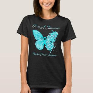 Butterfly I är ett medvetande om cancer hos en öve T Shirt