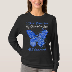 Butterfly I Bära Blue för min mordotter Als Awa T Shirt