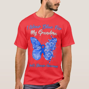 Butterfly I Bära Blue för min mormor Behcets doft T Shirt