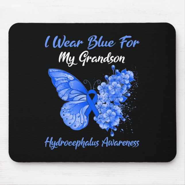 Butterfly I Bära Blue för Min morson Hydrocephalu Musmatta (Framsidan)