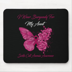 Butterfly I Bära Burgundy for My Moster-sicklecell Musmatta