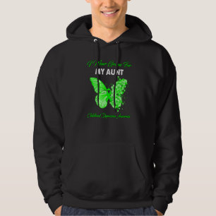 Butterfly I Bära Grönt för mitt Moster barndomshem Hoodie