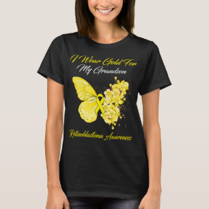 Butterfly I Bära Guld för min morson Retinoblast T Shirt