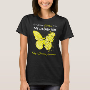 Butterfly I Bära Gult för min dotter Ewing's Sa T Shirt