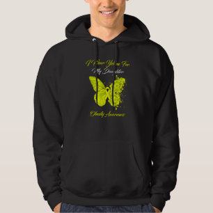 Butterfly I Bära Gult för min dotterfågel Hoodie