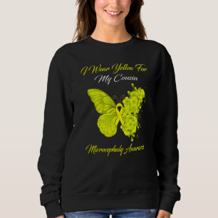 Butterfly I Bära Gult för min kusin Microcephaly T Shirt