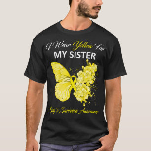 Butterfly I Bära Gult för min syster Ewing's Sarc T Shirt