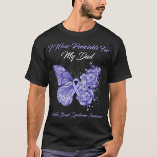Butterfly I Bära Periwinkle for My Pappa Irritable T Shirt