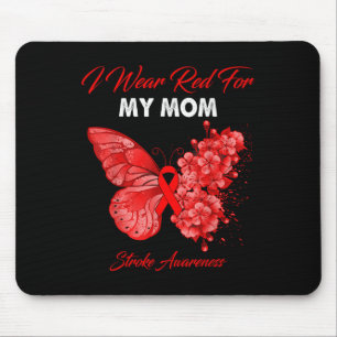Butterfly I Bära Red for My Mamma Stroke Awareness Musmatta