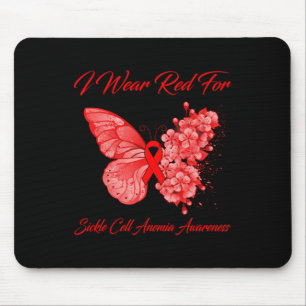 Butterfly I Bära Red for Sickle Cell Anemia Awaren Musmatta