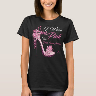 Butterfly I Bära Rosa for Breast Cancer Awareness T Shirt
