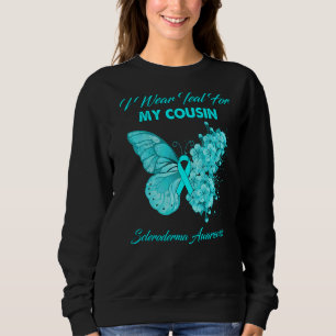 Butterfly I Bära Teal for my cousin Scleroderma Aw T Shirt