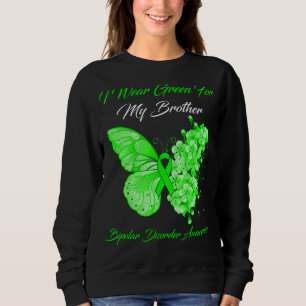 Butterfly I-Bärans Grönt för min broderbipolära sj T Shirt
