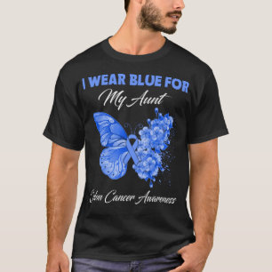 Butterfly I-Bärans Grönt för mitt Moster Colon Can T Shirt