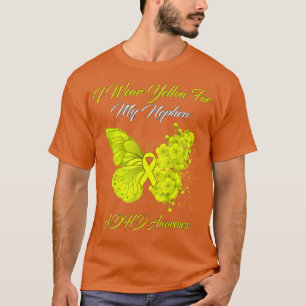 Butterfly I-Bärans Gult för min Nephew ADHD Awaren T Shirt