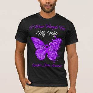 Butterfly I-Bärans Lila för min hustru Pediatriska T Shirt