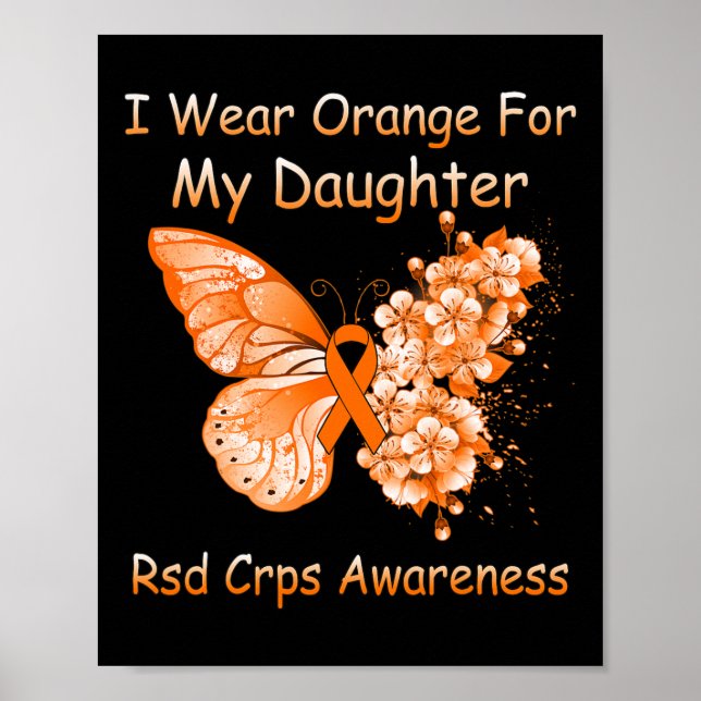 Butterfly I-Bärans Orange för min dotterdator RSD  Poster (Framsidan)
