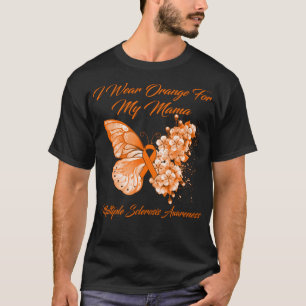 Butterfly I-Bärans Orange för min Mamma-sklubb T Shirt