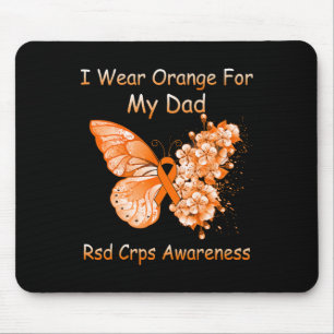 Butterfly I-Bärans Orange för min Pappa RSD CRPS A Musmatta