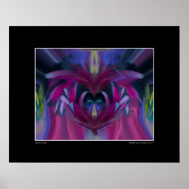 Butterfly i kornblommor nr 3 Poster