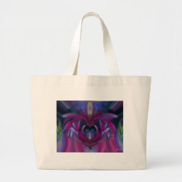 Butterfly i kornblommor nr 3 Tote Jumbo Tygkasse