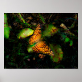 Butterfly in Radiance and Glowing Kant Poster