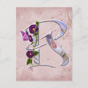 Butterfly Initial R Vykort
