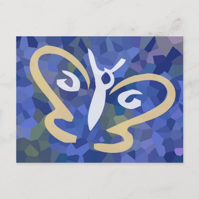 Butterfly Inside Series 1-vykort Vykort (Framsida)