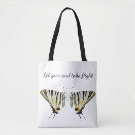 Butterfly inspiration Tote Bag Tygkasse
