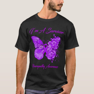 Butterfly Iu2019m A Survivor Neuropathy Awareness T Shirt