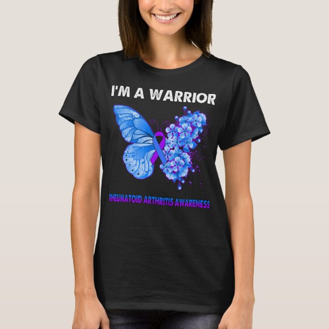 Butterfly Jag är en Medveten artritarit T Shirt (Framsida)