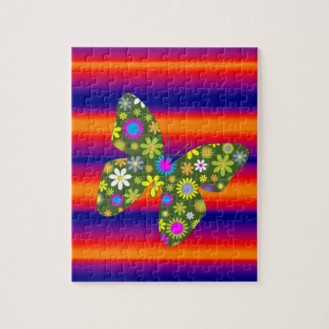 Butterfly Jigszawa Puzzle Pussel (Vertikal)