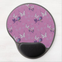 Butterfly Joy Gel Mousepad (Lila)