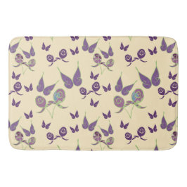 Butterfly Joy in Cream Bath Mat Badrumsmatta