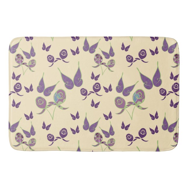 Butterfly Joy in Cream Bath Mat Badrumsmatta (Framsidan)