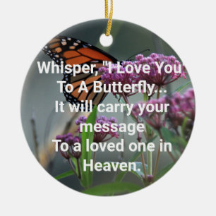 Butterfly-julprydnad Julgransprydnad Keramik