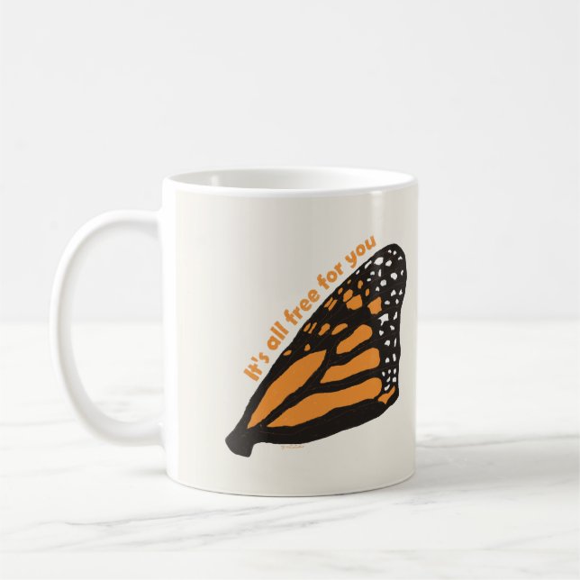 butterfly kaffemugg (Vänster)