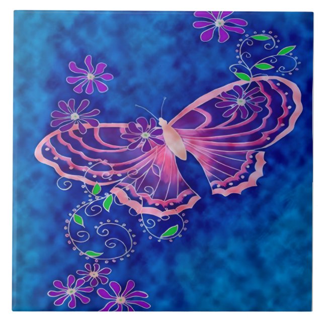 Butterfly Kakelplatta (Framsidan)
