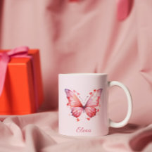 Butterfly Kärlek | Feminin | Anpassat namn