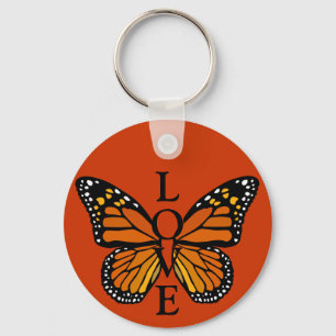Butterfly Kärlek Keychain Butterfly-gåvor Nyckelring