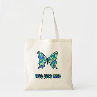Butterfly Kärlek Kryp Hugs Tote Bag Tygkasse