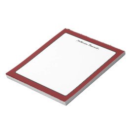 Butterfly Kärlek | Solid Färg Red 1 Gräns Anteckningsblock