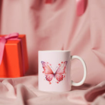 Butterfly Kärlek | Vattenfärger | Feminin