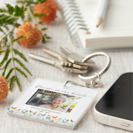 Butterfly Keepsak Keychain - 2 foton