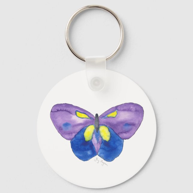 Butterfly Keychain Nyckelring (Framsida)